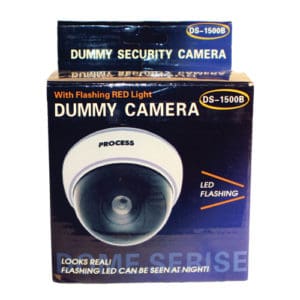 Dummy Dome Camera With LED, White Body Package