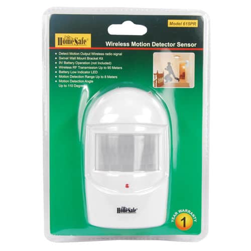 HomeSafe Wireless Home Security Motion Sensor Package