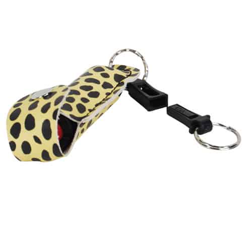 Cheetah Black/Yellow - quick release keychain