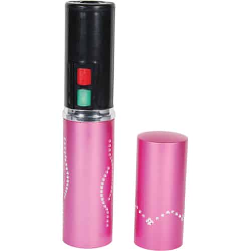 Stun Master Lipstick Stun Gun Rechargeable With Flashlight - Pink
